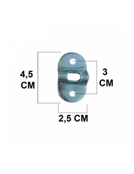 BLISTER 4 ANILLAS C/PLACA SUJECCION SUELO 80230 FERPASA