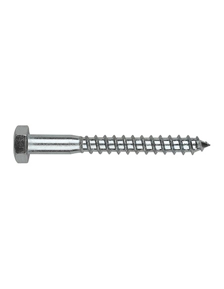 CAJA 100 TORNILLO BARRAQUERO 7x40mm DIN 571 AM