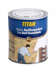 PINTURA ANTIHUMEDAD BLANCO MATE 750ml TITAN 2