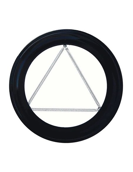 PLAFON PARA TUBO 100 VITRIFICADO NEGRO