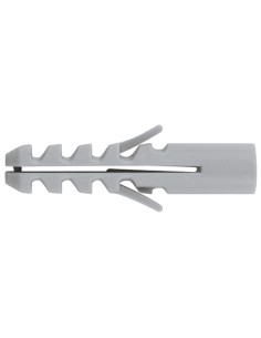 BLISTER 15 TACO PLASTICO GRIS 7mm 2