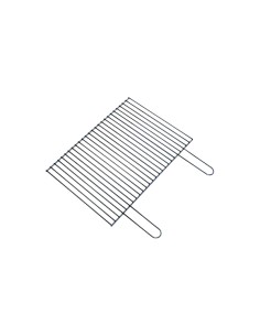 Parrilla rectangular barbacoa leña 60x40cm