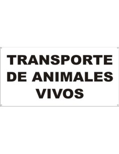 SEÃ‘AL TRANSPORTE ANIMALES VIVOS PVC 210x300mm RD20065 2