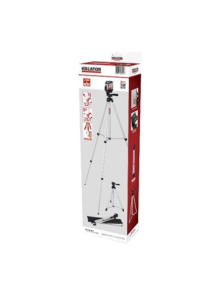 NIVEL LASER CON TRIPODE Y MALETIN KRT706300T KREATOR