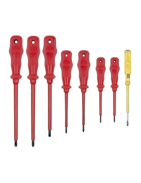 JUEGO 8 DESTORNILLADORES AISLADOS SL/PH KRT400201 KREATOR