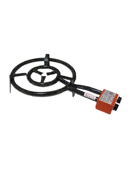 Paellero gas natural 500 2 fuegos garcima tetilla