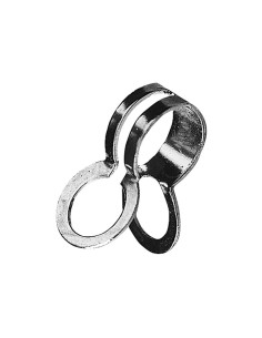 BOLSA 100 ENGANCHE U CADENA LAVABO BOLAS 3,2 CROMADA 56773
