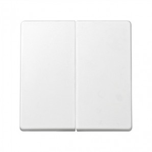 Chave interruptora dupla BRANCA Simon 73 Loft 73026-60