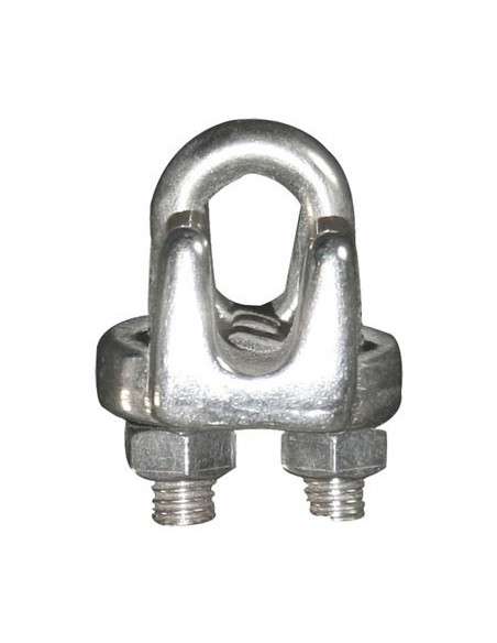 BOLSA 25 SUJETACABLE GALV. 8mm 5/16 DIN 741