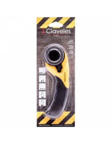 CUTTER ROTATIVO 17cm 00216 3 CLAVELES
