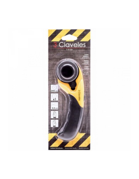 CUTTER ROTATIVO 17cm 00216 3 CLAVELES