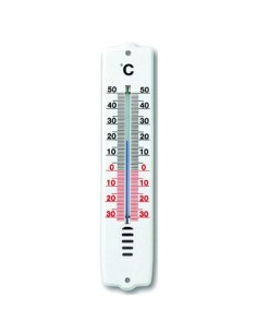 TERMOMETRO INT./EXT. PLASTICO BLANCO 200mm 2