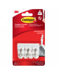 Blister 3 perchas punta alambre 4 tiras 225gr 17067 command 3m 2