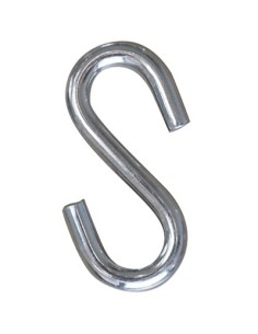 BLISTER 2 GANCHO FORMA ESE GALVANIZADO 45mm 2