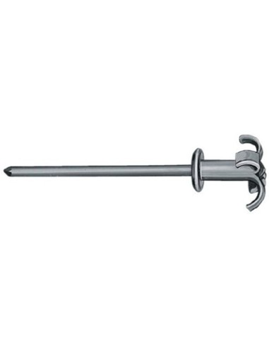 CAJA 250 REMACHES ALUMINIO FLOR ANCHA 14mm  4,8x16mm