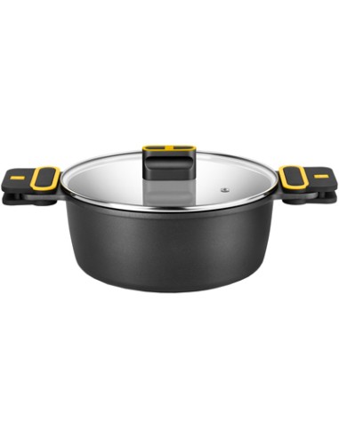 CACEROLA ALTA C/TAPA ALUMINIO FUNDIDO 32cm DAILY 510332 BRA