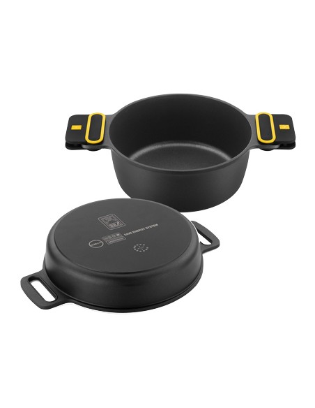CACEROLA ALTA C/TAPA ALUMINIO FUNDIDO 32cm DAILY 510332 BRA