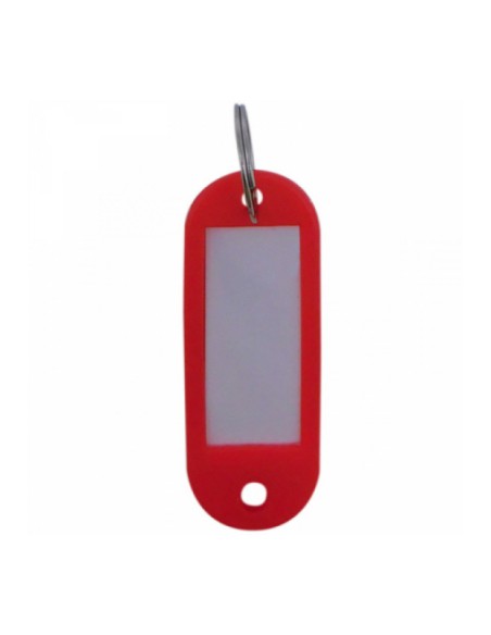 BOLSA 100 LLAVEROS TARJETEROS PLAS COLOR ROJO A-470