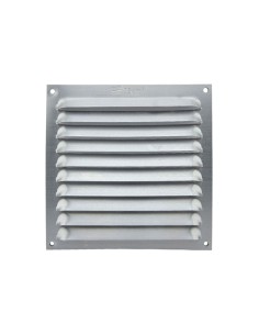 REJILLA VENTILACION ALUMINIO NATURAL 20x20cm CIS
