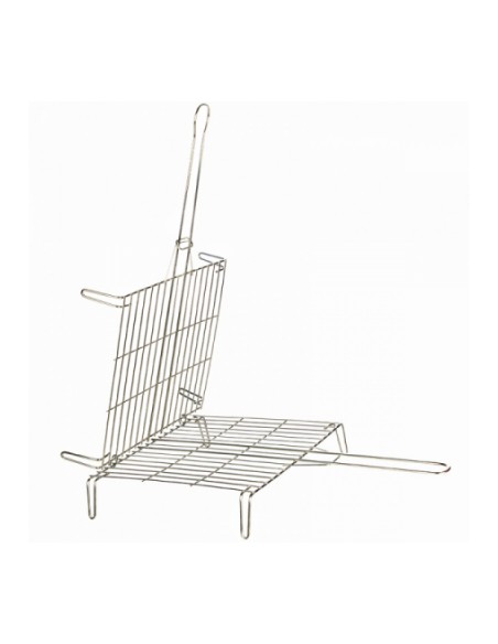 PARRILLA DOBLE ESTAÃ‘ADA 20x25cm CROMO 1