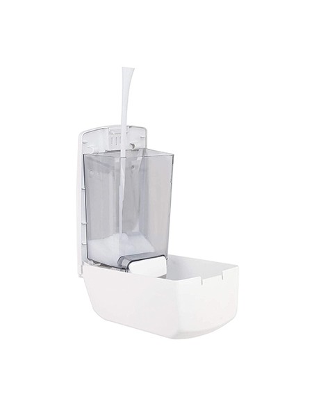 DISPENSADOR GEL Y JABON PLASTICO BLANCO 1100ml 91525 LACOR