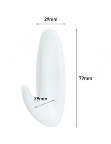 BLISTER 2 PERCHAS BAÃ‘O MEDIANA 4 TIRAS 1,3kg 17081B COMMAND 3M