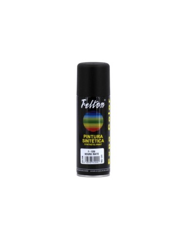 SPRAY ESMALTE NEGRO MATE 200ml F-1350 FELTON