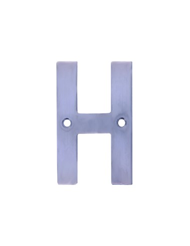Letra h inox 10cm 10462 amig