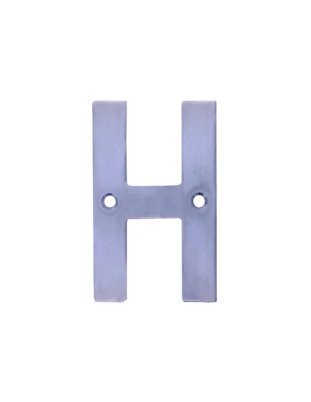 Letra h inox 10cm 10462 amig