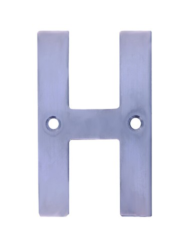 Letra h inox 10cm 10462 amig