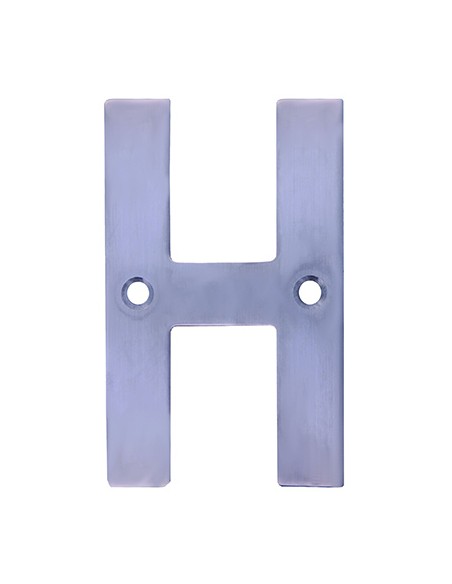 Letra h inox 10cm 10462 amig
