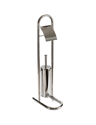 Portarollos pie escobillero wc inox 80cm 50689-50691 berilo