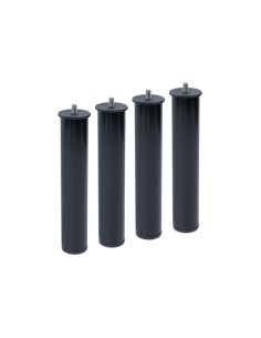 JUEGO 4 PATAS CANAPE SOMIER FIJAS 25cm ATORNILLAR 50mm