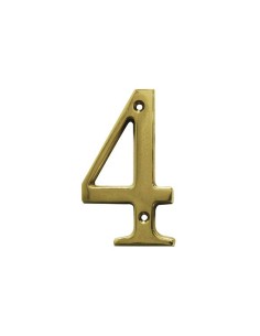 NUMERO 4 LATON 10cm 2673 AMIG