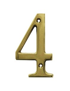 NUMERO 4 LATON 10cm 2673 AMIG 2