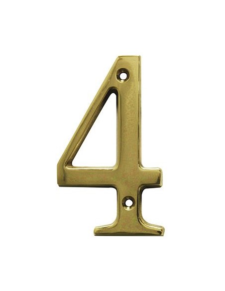 Numero 4 laton 10cm 2673 amig