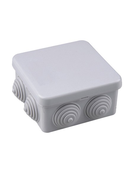 CAJA EMPALMES SUPERFICIE ESTANCA CUAD. 10x10x5,5cm LIN