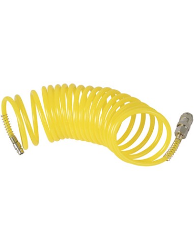 MANGUERA AIRE ESPIRAL 7,5m CONEX RAPIDA POWAIR0200 POWERPLUS