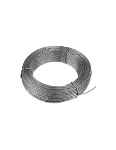 ROLLO 25mt CABLE ACERO 4mm 6x7+1