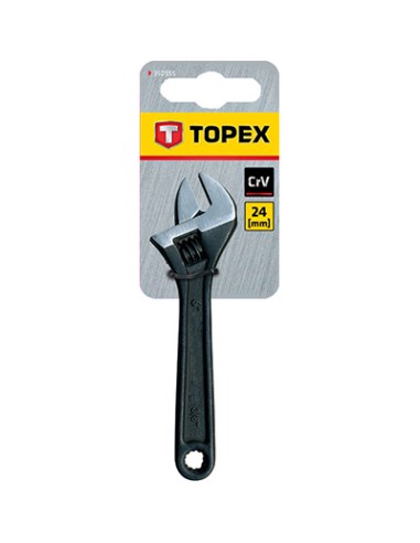 LLAVE AJUSTABLE CR.VANADIO 6 150mm 35D555 TOPEX