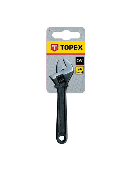 LLAVE AJUSTABLE CR.VANADIO 6 150mm 35D555 TOPEX