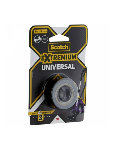 CINTA AMERICANA NEGRA UNIVERSAL 3m x19mm 2904193B SCOTCH 3M