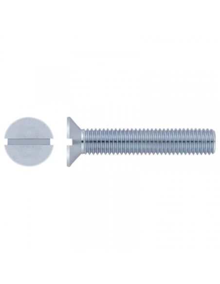 Caja 250 tornillo zincado m6x10mm din 963