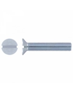 Caja 250 tornillo zincado m6x10mm din 963 2