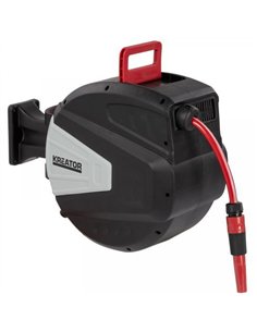 ENROLLADOR 20mt MANGUERA RIEGO AUTOMAT. KRTGR6713 KREATOR