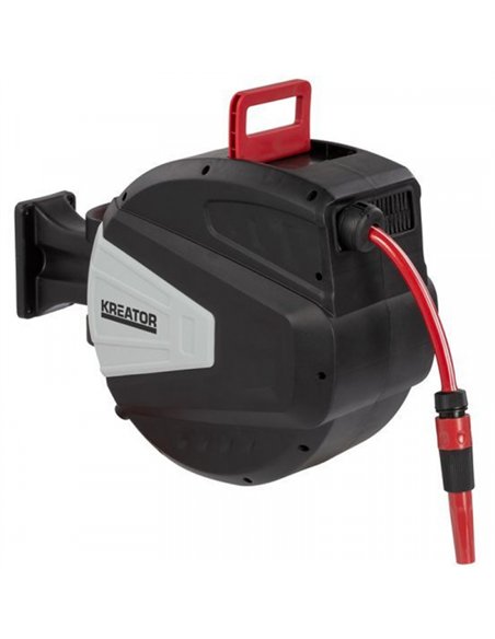 ENROLLADOR 20mt MANGUERA RIEGO AUTOMAT. KRTGR6713 KREATOR