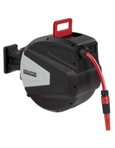 ENROLLADOR 20mt MANGUERA RIEGO AUTOMAT. KRTGR6713 KREATOR
