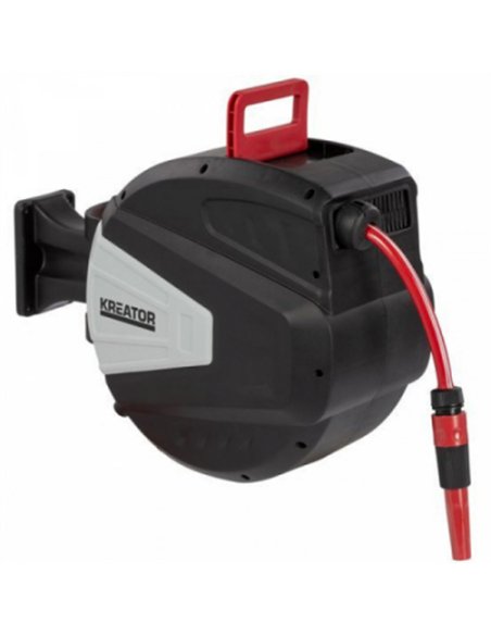 ENROLLADOR 20mt MANGUERA RIEGO AUTOMAT. KRTGR6713 KREATOR