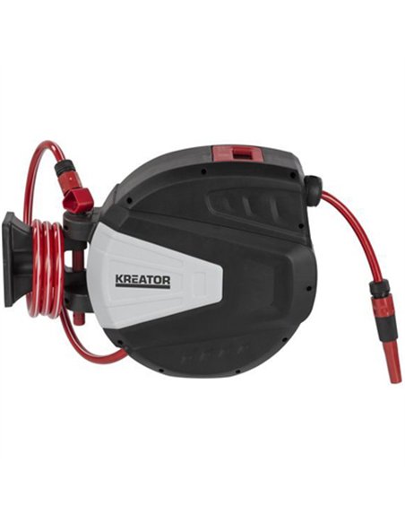 ENROLLADOR 20mt MANGUERA RIEGO AUTOMAT. KRTGR6713 KREATOR