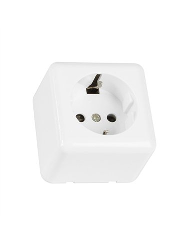 BASE SOBREPONER CUADRADA 16A TT 21186 AMIG